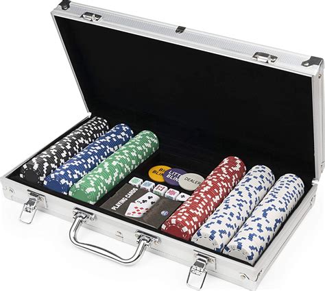 poker set aluminum case
